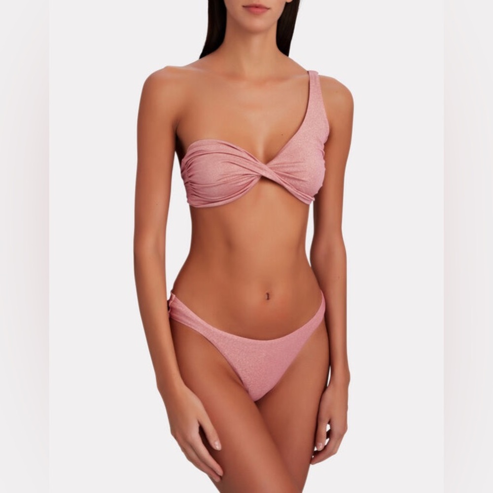 BAOBAB Ola One-Shoulder Bikini Top NWT